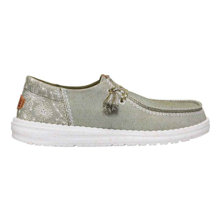 Wendy Funk Embroidered Floral – Olive - Image 8